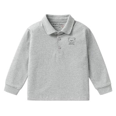 右欧男童女童长袖POLO衫T恤