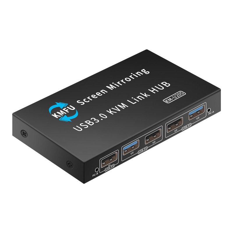 usb对拷线共享器穿屏器两台电脑共用键盘鼠标打印机2进5出USB3.0切换器对拷器文件对拷鼠标穿屏电脑屏幕互投