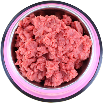 新鲜纯肉牛肉沫通用型喂狗喂猫