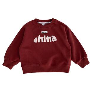 男童春装卫衣2026新款儿童洋气红色上衣春秋装中小童笑脸套头衫潮