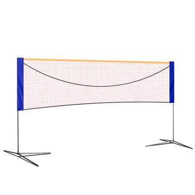 便携式羽毛球网架可折叠移动简易室内家用标准拦网柱户外场地架子