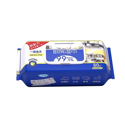 厨房去污湿巾油污克星一片抹净