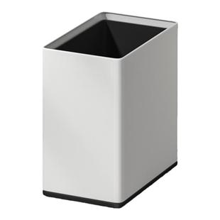 轻奢不锈钢窄垃圾桶家用客厅酒店创意极简双层无盖卧室厨房卫生间