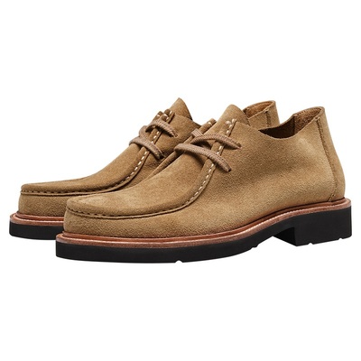 Truffaut翻毛皮袋鼠鞋休闲皮鞋