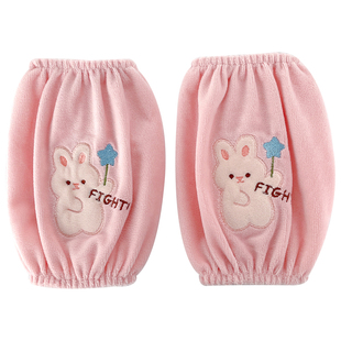 卡通儿童袖套防污耐脏宝宝2025新款秋冬毛绒款可爱护袖男女童套袖