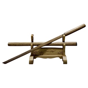 清允十三同款带鞘居合木刀竹刀唐横刀剑拔刀训练表演道具未开刃