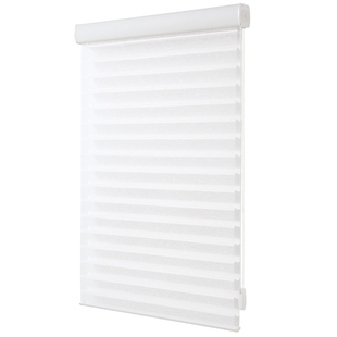 美尔耐免打孔香格里拉窗帘卷帘客厅卧室书房百叶全遮光罗马柔纱帘