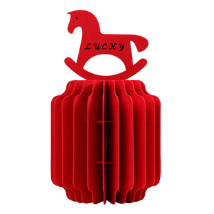 2026马年新年摆件装饰元旦店铺前台布置过年玄关立体桌面创意摆台