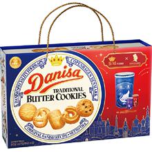 【天猫超市】DANISA皇冠原装进口曲奇饼干礼盒装 春节新年送礼礼盒