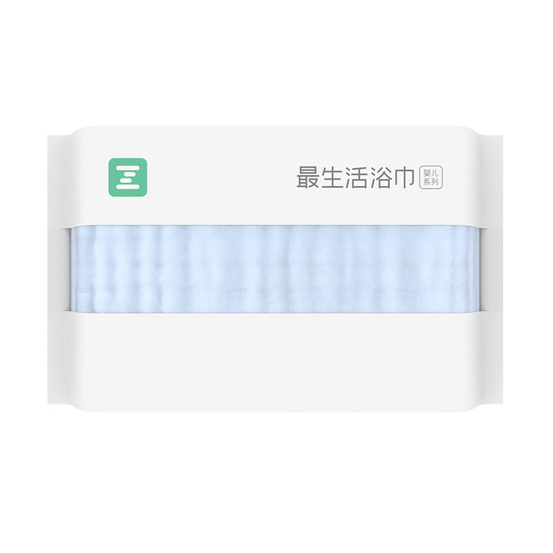 最生活婴儿浴巾超柔吸水纯棉初生