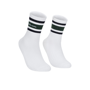 Wilson威尔胜官方男女通用百搭时尚潮流撞色网球运动抗菌高腰袜子