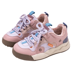 英氏童鞋运动棉鞋2025冬款中大童男女鞋子加绒保暖舒适板鞋休闲鞋