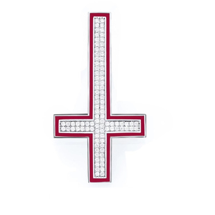 NICEPOWER联名PunkFK Kenrobb同款 Tory同款倒十字架吊坠夜光滴油