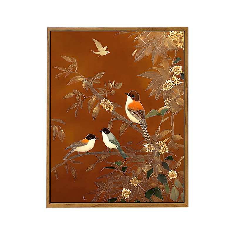 宋代美学花鸟新中式DIY数字油画