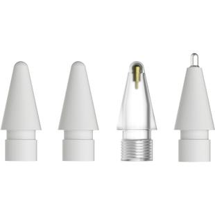 美国switcheasy适用苹果ApplePencil笔尖iPad触控笔改造笔头2代同款手写绘画写字笔耐磨透明金属耐磨硅胶男女