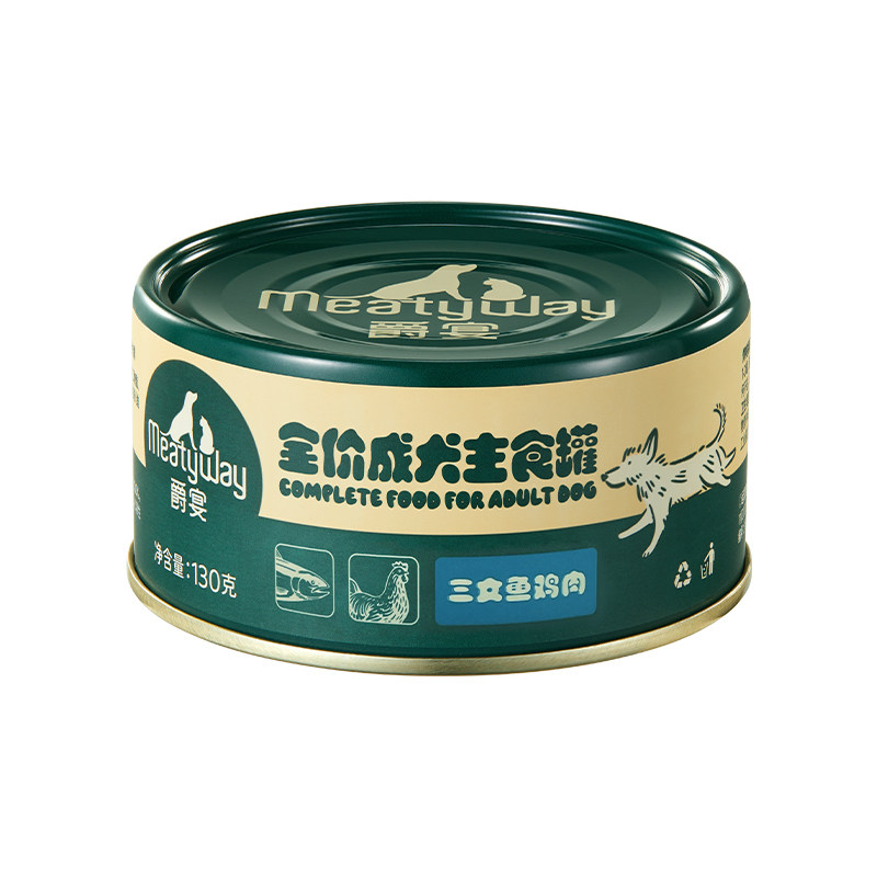 Meatyway爵宴成犬全价主食鸡鸭牛罐头高营养拌饭湿粮补水狗主粮罐