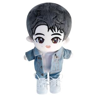 德云社张云雷玩偶20cm月亮棉花娃娃公仔正版原创40彩虹衣娃萌工坊