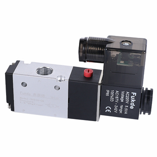 3V210-08-NC亚德气动电磁阀3V310-10二位三通换向气阀电磁控制阀