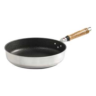 北陆日本进口平底锅不粘锅家用麦饭石电磁炉燃气灶牛排煎锅锅具