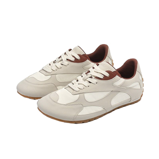 native德训鞋复古拼色休闲运动鞋透气圆头系带防滑平底鞋男女板鞋