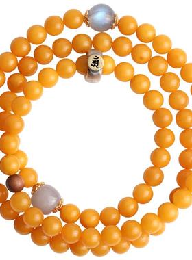 心斋堂蜜蜡本命佛手链