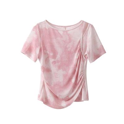 浪漫知性·朦胧印花镂空T恤