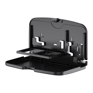 一体式运动座椅车载后排折叠小桌板座椅背吃饭汽车餐盘水杯饮料架