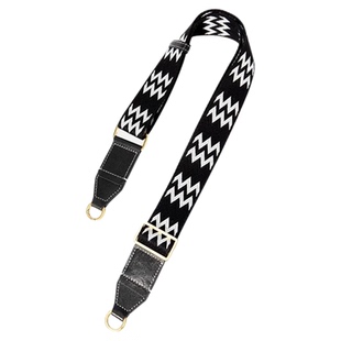 山下同款包包肩带斜挎包带配件个性帆布百搭民族风单双肩字母斜挎