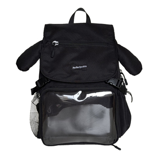 NanNanS小学生痛包15/20cm娃黑书包大食量大容量双肩背包原创小狗