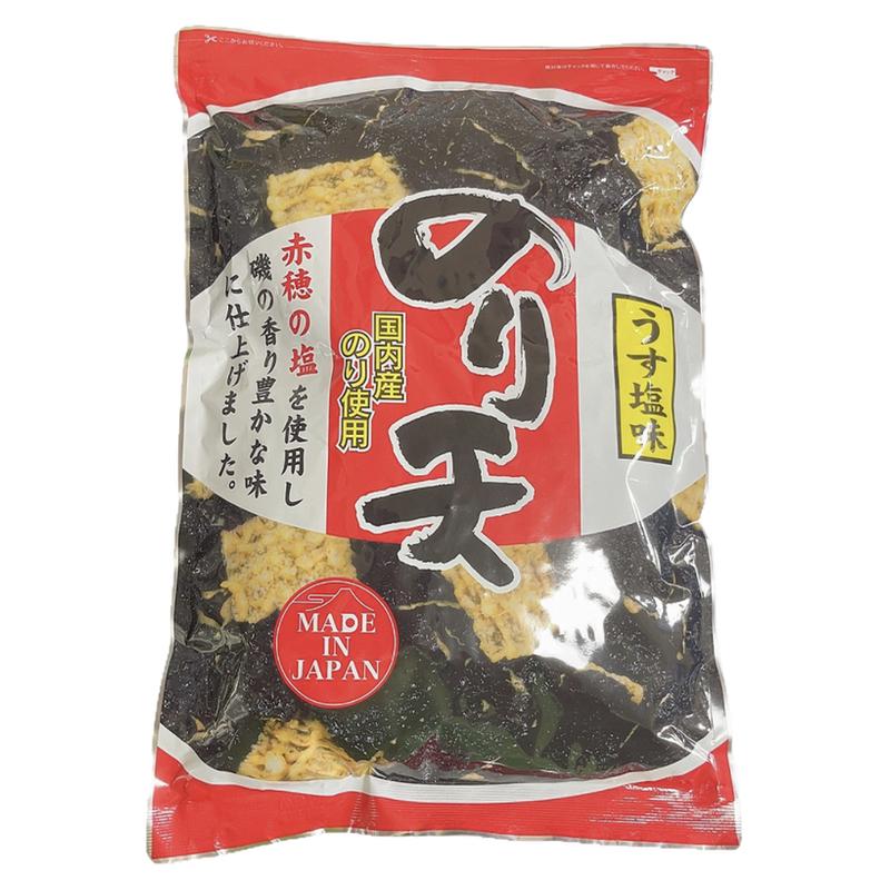 优之良品海盐/芥末/酱油味天妇罗同款零食海苔脆片米果大包装300g