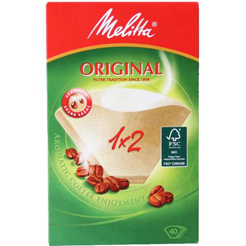 德国Melitta美乐家咖啡滤纸咖啡机扇形手冲过滤纸滤杯漏纸咖啡粉