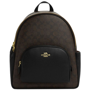 【正品保证】COACH/蔻驰女新款经典CARRIE系列双肩包书包旅行背包