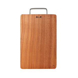 张小泉乌檀木整木菜板家用厨房实木质长方形砧板案板刀板占粘板