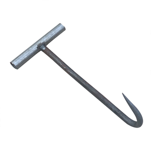 一体锻打实心加粗重大号猪肉挂钩丁字钩屠宰猪牛羊肉钩子钩挂烧腊