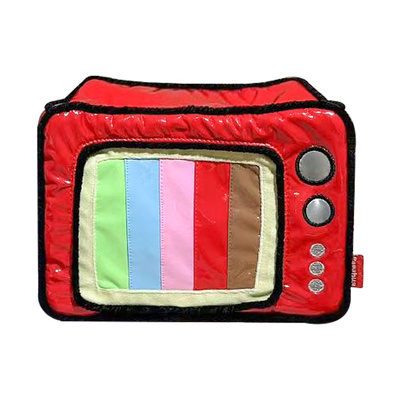 PAPAHUG 车载纸巾抽复古电视机造型客厅收纳可爱桌面纸巾盒纸抽盒