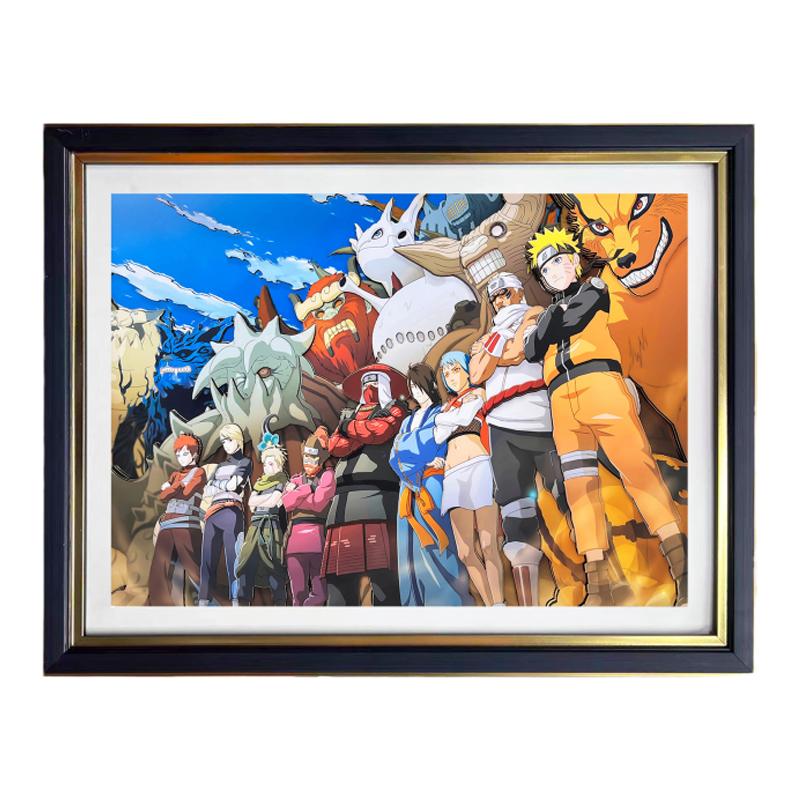 火影忍者立体画挂画装饰画3D壁画