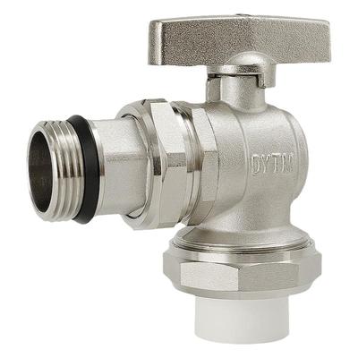 百战全铜PPR热熔角阀抗压耐磨