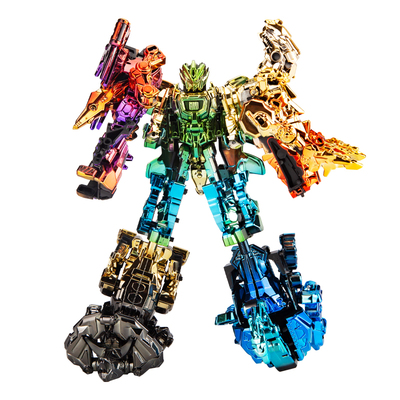 炫彩变形恐龙机器人玩具