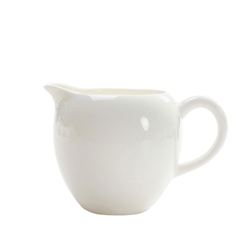 德化凝脂白瓷公道杯茶漏分茶器大号陶瓷茶海功夫茶具配件精品特价