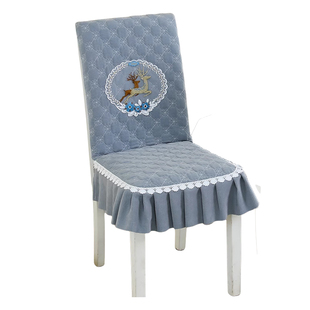 新款椅子套罩家用高级餐厅餐桌凳子餐椅套加厚一体通用轻奢坐垫套