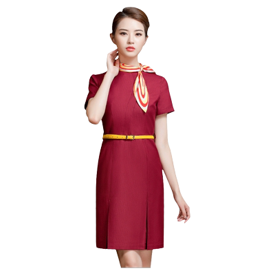 海航气质金店工装风高端空姐制服