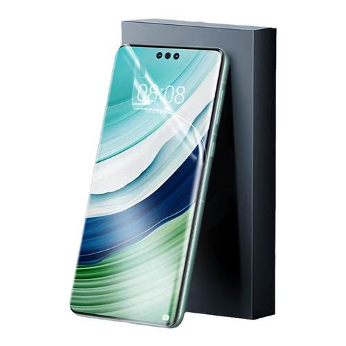 闪魔适用华为mate60Pro+磨砂膜meta6Opulo手机莫防指纹手印60RS保时捷游戏竞技摸六零普咯钢化膜软曲面透明边
