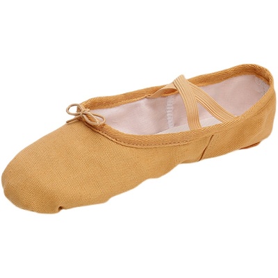 新款免系带儿童女童练功成人瑜伽猫爪民族形体芭蕾软底舞蹈跳舞鞋