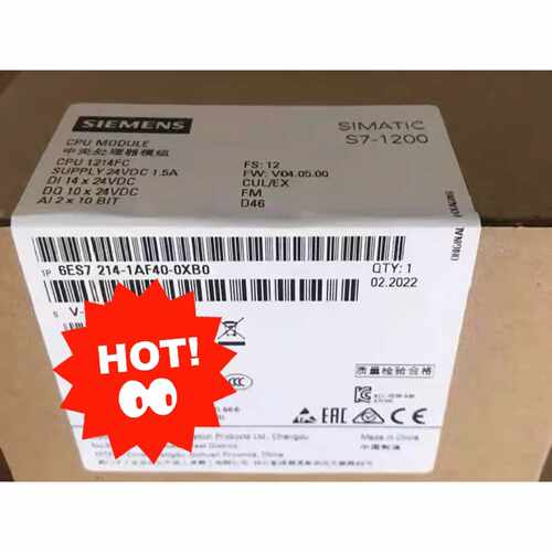 6ES7214-1AF40-0XB0顺丰 质保一年询价