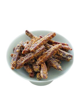 干爽嘎嘣脆！夏午三点紫薯条