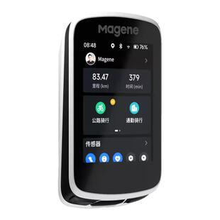 Magene迈金C606V2自行车GPS彩屏触控码表ANT+速度踏频器心率监测