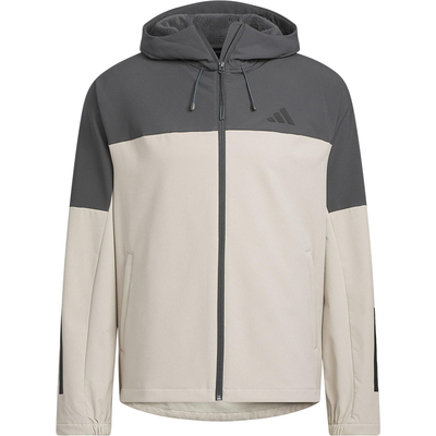 Adidas/阿迪达斯正品V SFT SHELL JK2男女连帽拼接宽松外套KF5231