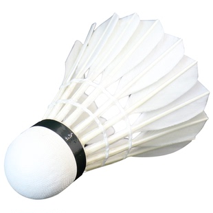 voidbiov羽毛球12只装鹅毛耐打王比赛防风训练用稳定不易烂室内外