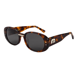 Kimmmm李雪琴同款素颜琥珀色大框方圆脸椭圆太阳镜遮阳墨镜ARTIST