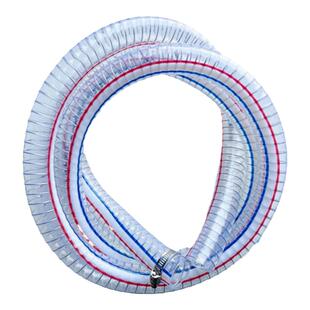 pvc塑料钢丝软管加厚油管螺旋透明水管防冻耐磨大口径真空浇水管